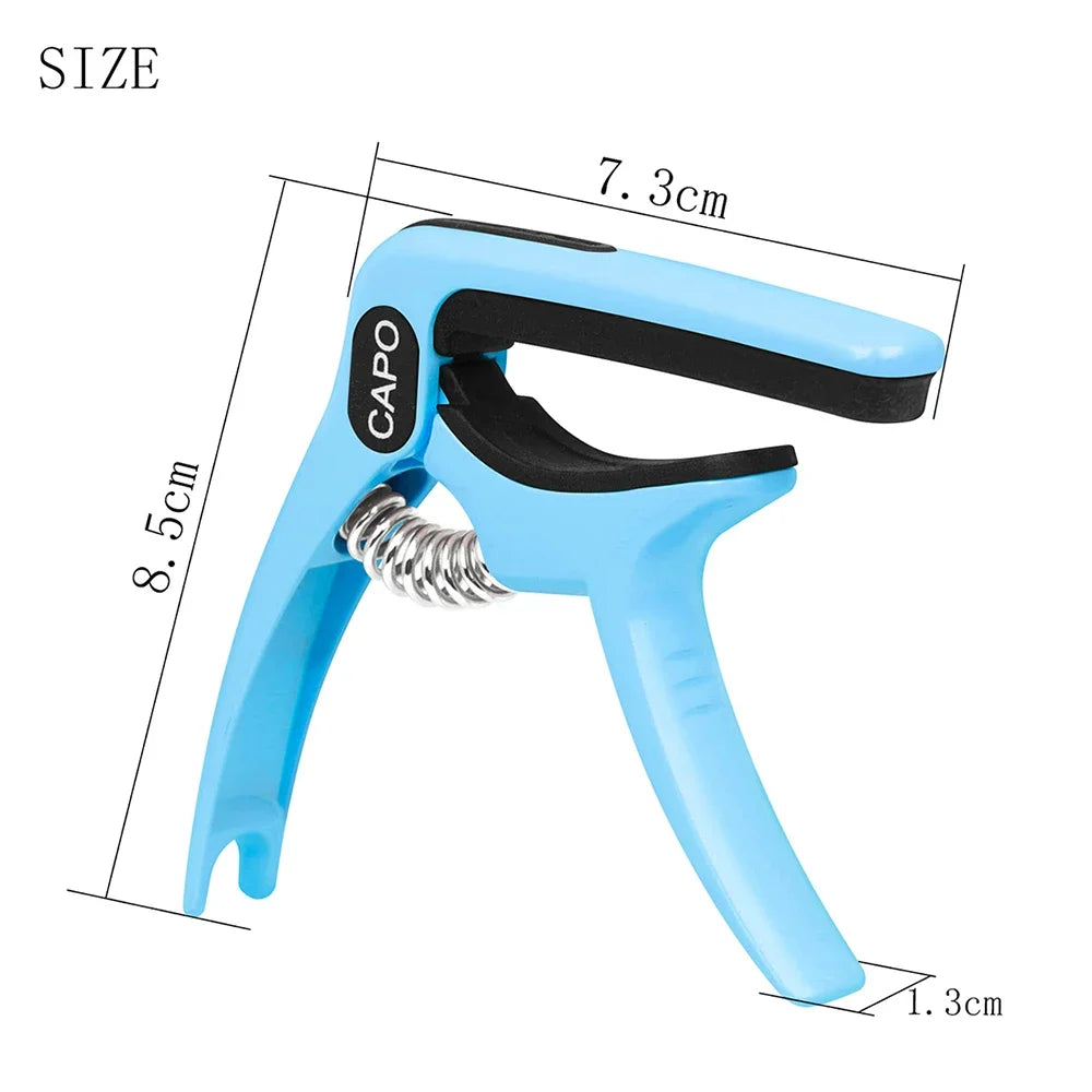 GALUX Universal Guitar Capo Quick Metal Change Clamp Key Guitarra Capo for Acoustic Classic Electric Guitar Parts Accessories