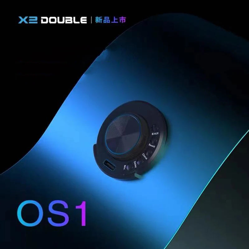 DOUBLE OS1 Acoustic Guitar Pickup Chorus Delay Reverb Effects With Microphone Digital Control Resonance Pickup