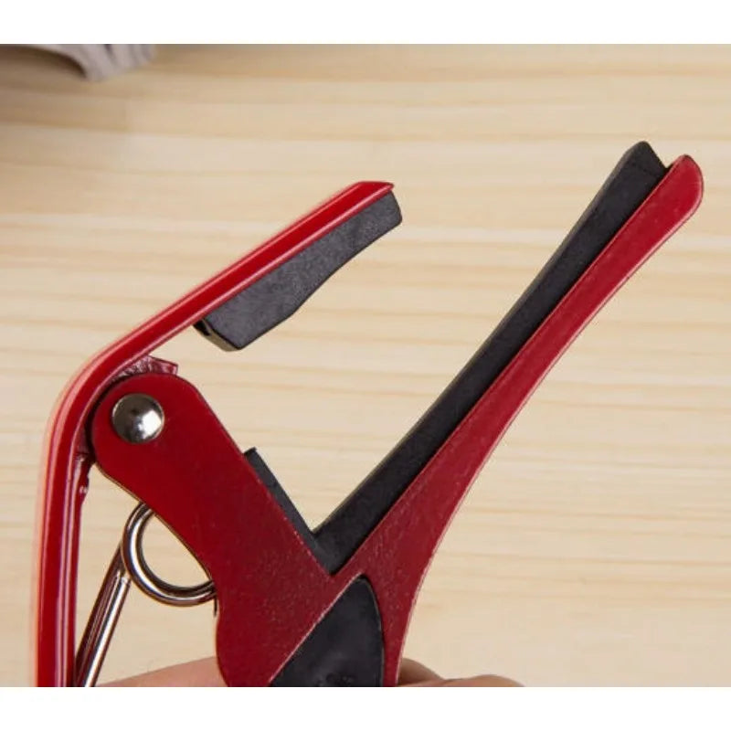 Capo Zinc Alloy Guitar Capo Dual-Use Capo for Folk and Electric Guitars Dual-Use Guitar Accessories