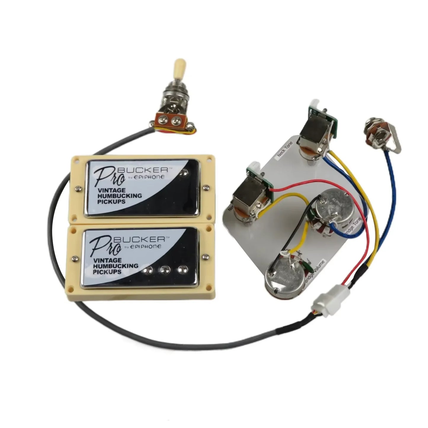 Guitar Pickups Alnico 5 ProBucker Humbucker Pickups Push/Pull Wiring Harness set