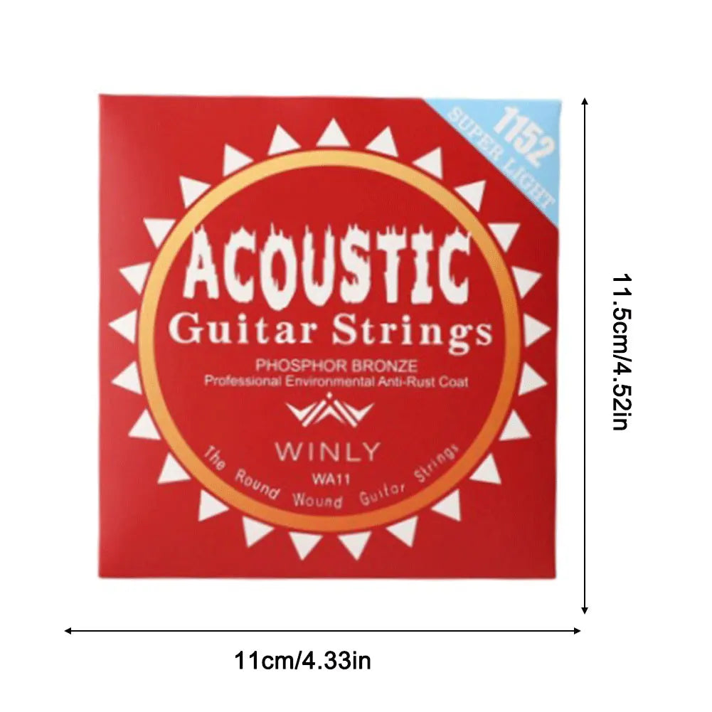 Acoustic Guitar Strings Steel Core Phosphor Bronze Strings Classical Guitar Strings for Guitar Professionals