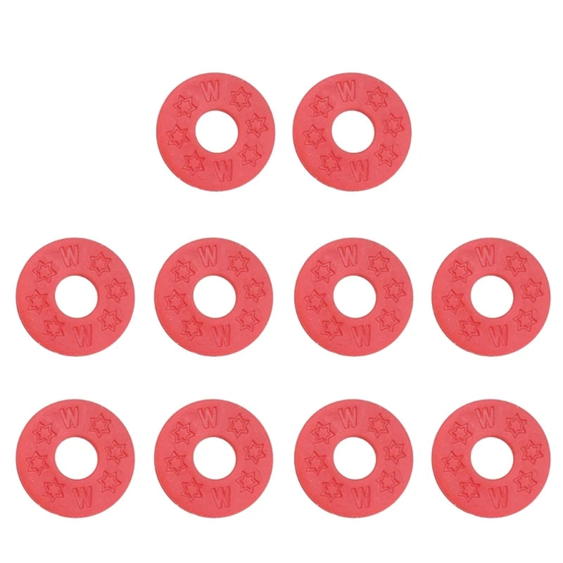 10 Pieces Black Guitar Strap Locking Silicone Strap Locks Rubber Guitar Strap Lock Blocks Guitar Protector Guitar Locks