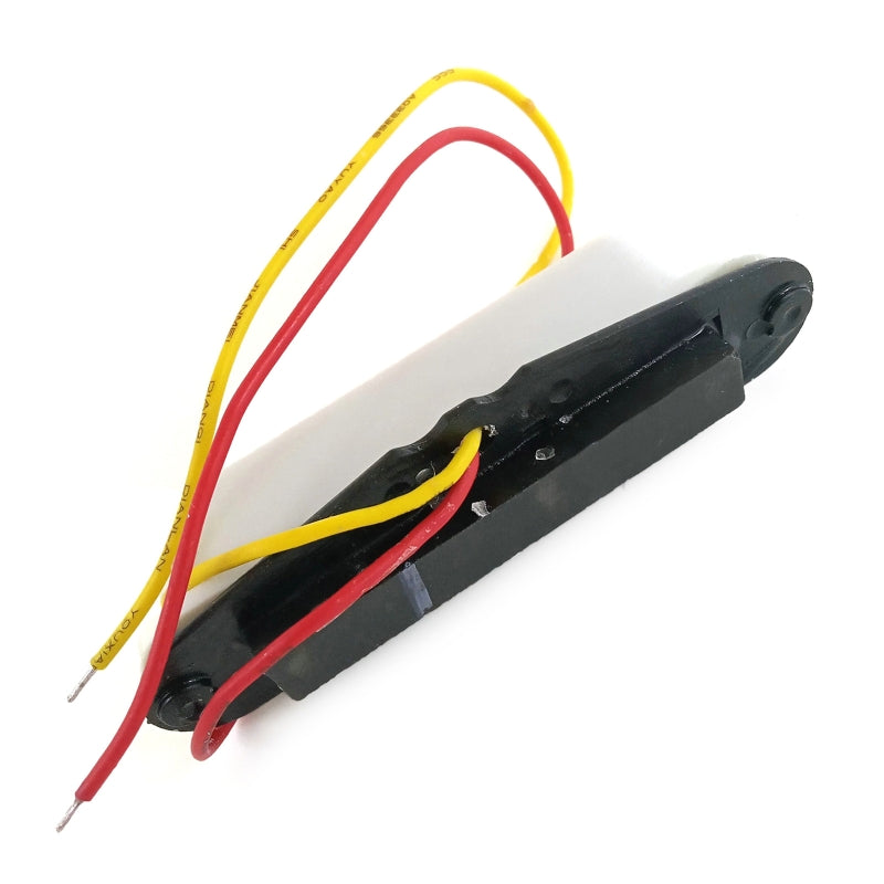 Strat Style Electric Guitar Pickup Kit, Single Coil Pickup Loaded Highout Pickup Replacement Fit for 6 String Guitar