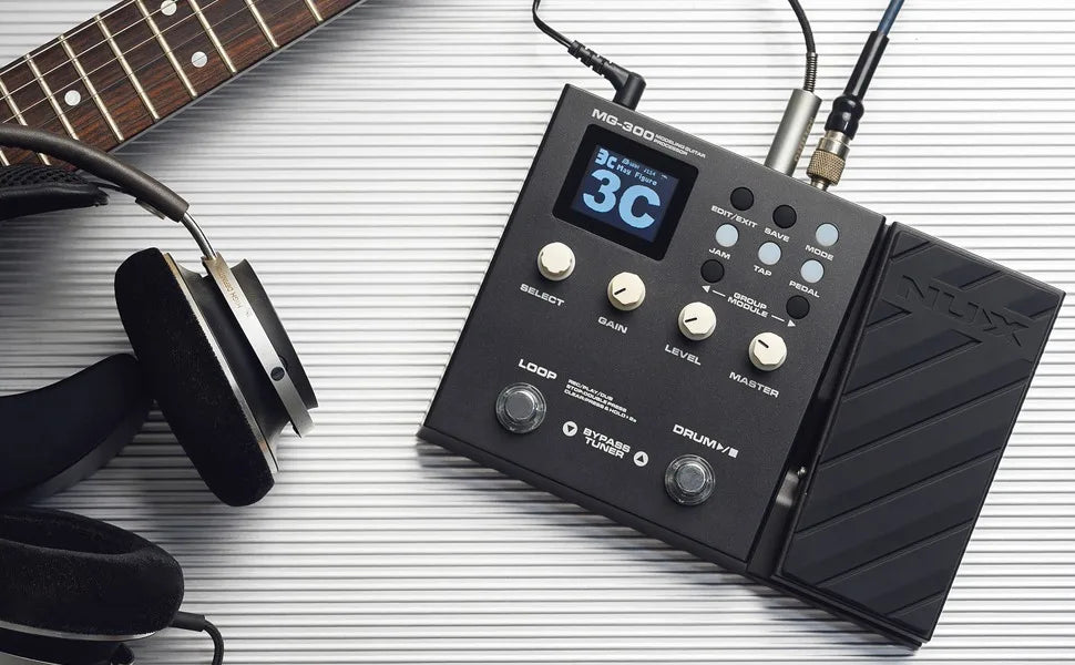 NUX MG-300 MKII Multi-Effects Pedal Amp Modeling Guitar Parts Accessories Algorithm Multi-Effects Pedal Electric Guitar