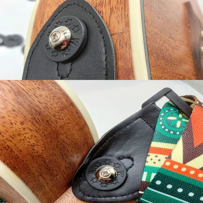 10PCS Guitar Strap Locks Blocks Rubber Safety Lock Protector for Bass Ukulele Acoustic Classic Electric Guitar Accessories