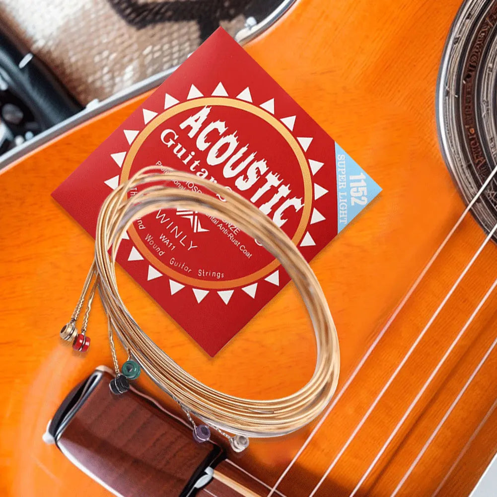 Acoustic Guitar Strings Steel Core Phosphor Bronze Strings Classical Guitar Strings for Guitar Professionals