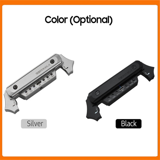 DOUBLE X2 Guitar Wireless Pickup Rechargeable Wireless &Wired Acoustic Guitar Pickup System Electric Bass Guitar Cable Accessory