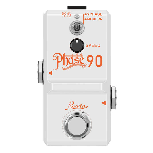 Rowin NANO Bass Guitar Phaser Pedal Phase 90 Vintage Modern Pure Phaser Effect Pedales Effector True Bypass Super Tiny
