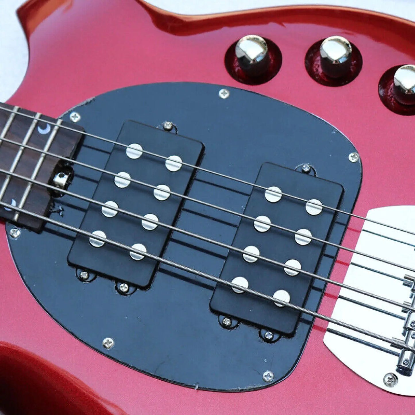 Open Bass Guitar Pickup 4 String Double Coil Humbucker Pickup Ceramic Magnet 57MM for Music Style Bass Guitar Accessories