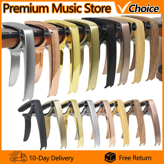 IRIN Guitar Capo Modulation Clip Professional Aluminum Alloy Guitar Tuner Clamp for Electric/Classical/Acoustic Guitar/Ukulele