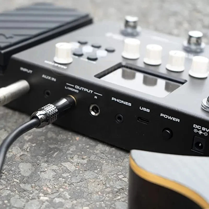 NUX MG-400 Professional Guitar Multi Effects Pedal Amp Modeling 512 samples IR 10 Independent Moveable Signal Blocks