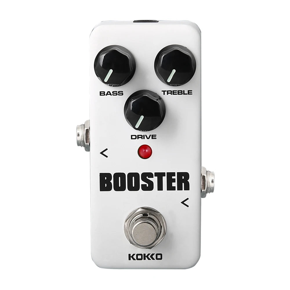 KOKKO Electric Guitar Effect Pedal FBS2 Two Band EQ Booster Effect Pedal True Bypass Mini Single Guitar Pedal Guitar Accessories