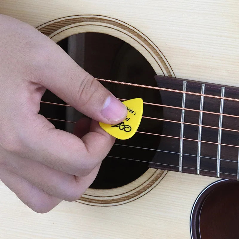 5-50Pcs Guitar Picks Guitar Accessories 0.58/0.71/0.81/0.96/1.2/1.5mm Acoustic Electric Bass Plectrum Mediator Guitar Picks TMZ
