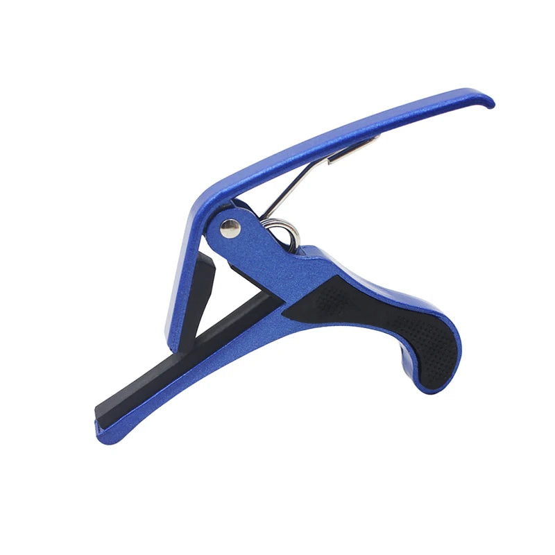Miwayer 1PC Metal Guitar Big Capo with Silicone Pad - 5 Colors, Quick Change, Steel Springs,  No Fret Buzz