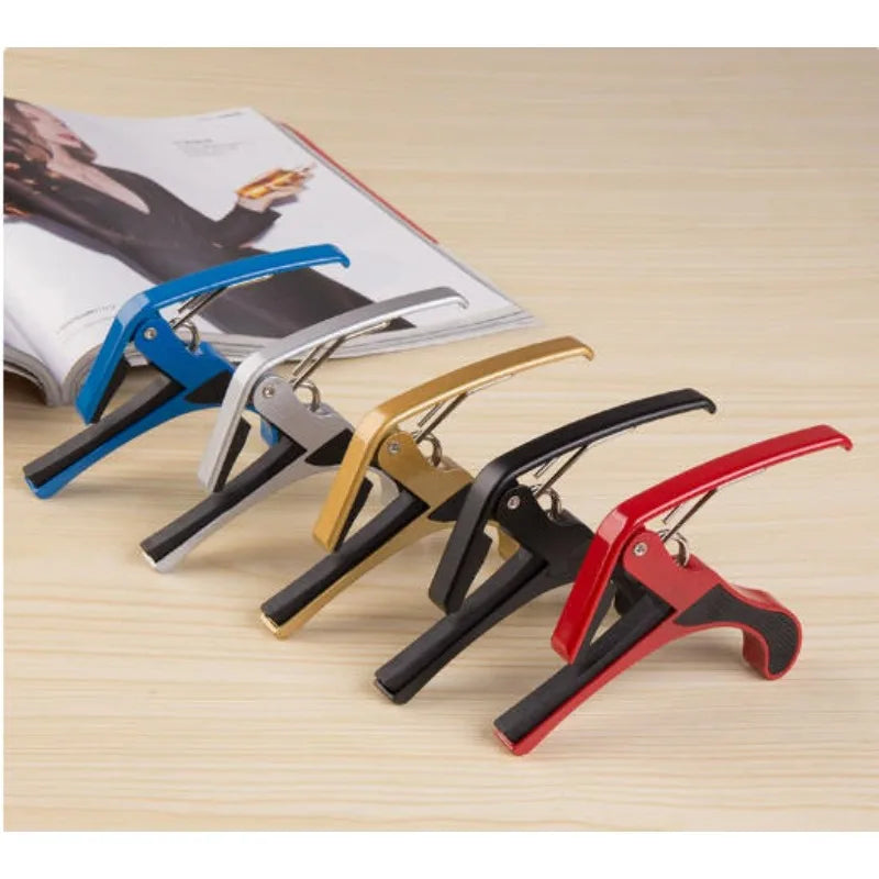 Capo Zinc Alloy Guitar Capo Dual-Use Capo for Folk and Electric Guitars Dual-Use Guitar Accessories