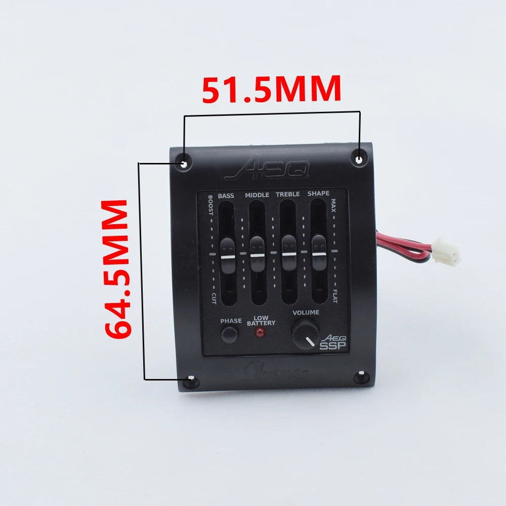 1 Piece Only Single Agent AEQ-SSP EQ Acoustic Guitar Pickup Preamp Wide Pickup