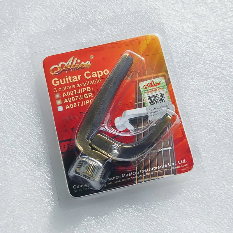 Alice Guitar Capo A007J Alloy Material Suitable for Bass Acoustic Electric Guitar Etc. Guitar Accessories