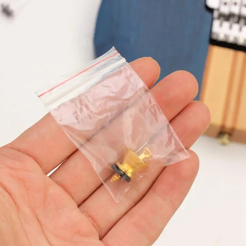 1/2/3/5 Pieces Metal Guitar Strap Lock Button with Mounting Screw for Acoustic / Classical / Electric Guitar Ukulele