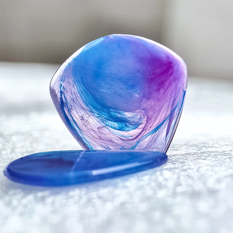 1pc/3pcs Guitar Pick 2.0/2.5 mm Resin Guitar Picks Multiple Colors Marble Pattern, Guitar Accessories