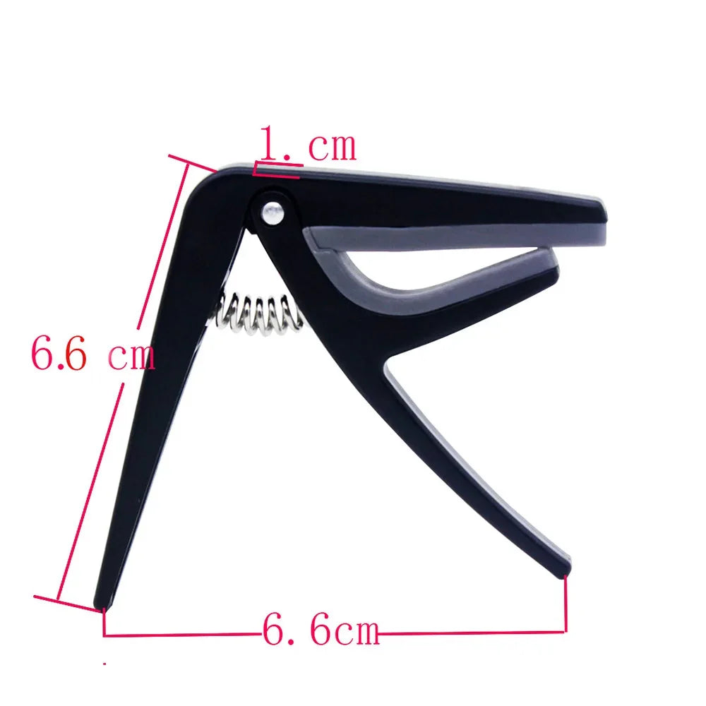 Guitar Tuning Clamp Pro Black Ukulele Capo Quick Change Tuner Musical Instrument Accessories Acoustic 4 Strings Hawaii