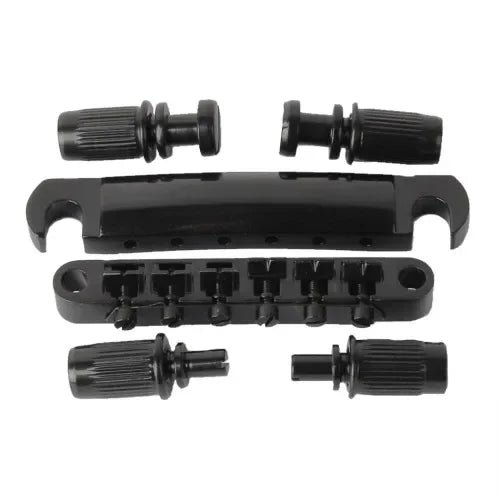 1 Set of 6 Strings Guitar Tune-O-matic Bridge and Tailpiece with Posts for LP Electric Guitar