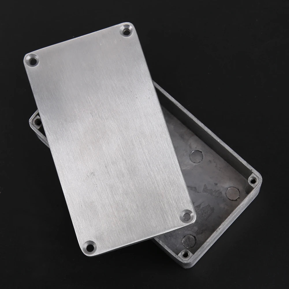 1590B Guitar Effects Enclosure with Screws Aluminum Effects Pedal Enclosure Replacement Durable Musical Instrument Kit