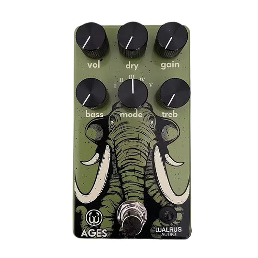 LY-ROCK Walrus Guitar Effects Pedal 5 in 1 Multi-Mode Rock Overdrive Pedal