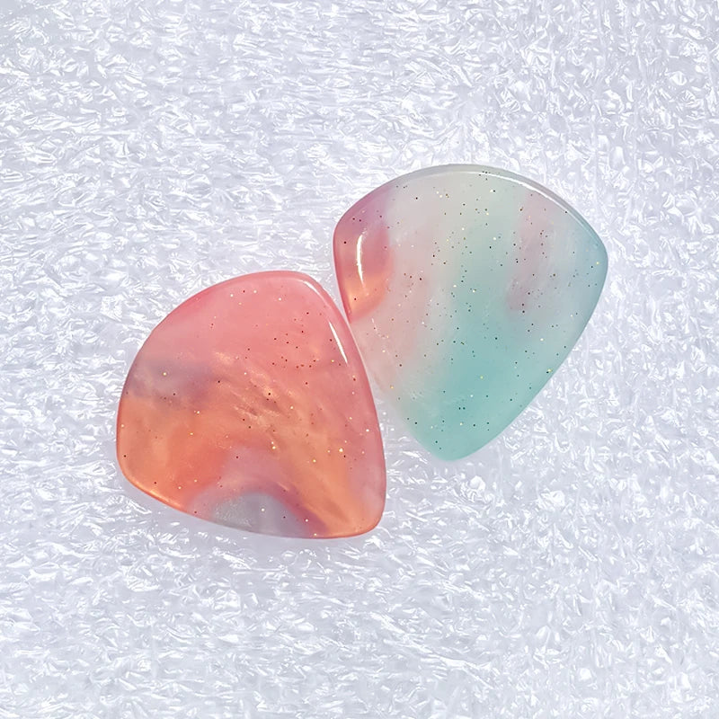 1pc/3pcs Guitar Pick 2.0/2.5 mm Resin Guitar Picks Multiple Colors Marble Pattern, Guitar Accessories
