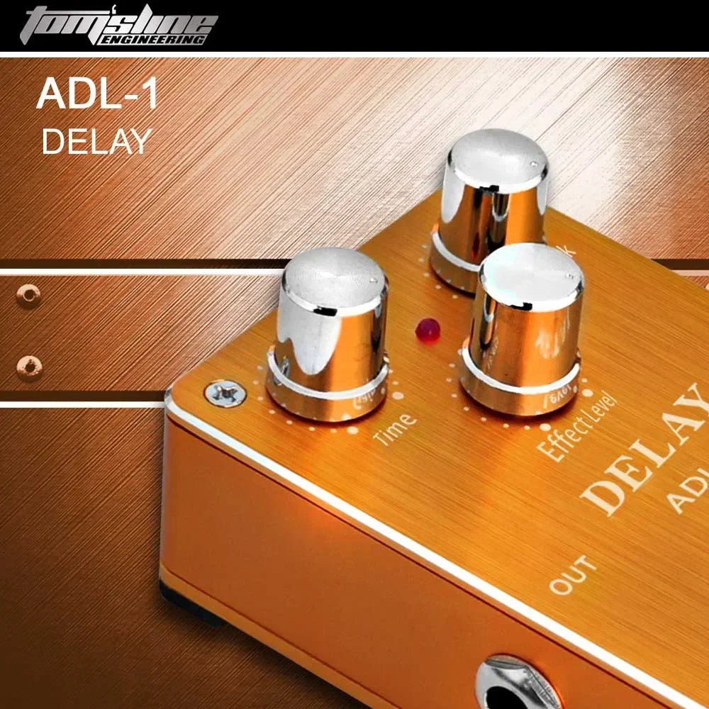AROMA Delay Electric Guitar Effect Pedal Digital Delay Effect Aluminum Alloy Housing True Bypass Pedal ADL-1 Guitar Accessories