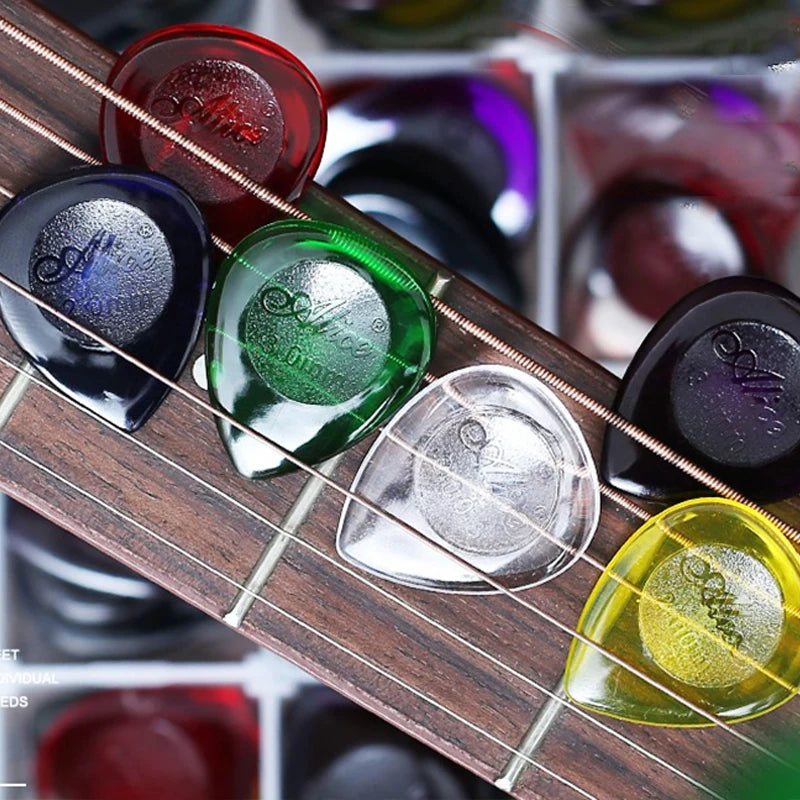 5/10pcs Guitar Picks Water Droplet Shape Acoustic Electric Bass Plectrum Mediator 1/2/3mm Fast Picking Guitar Accessories TMZ