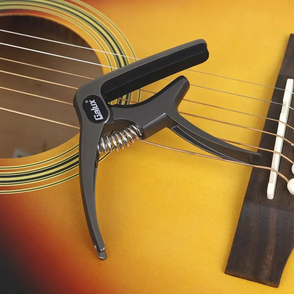 GALUX Guitar Universal Capo GC-501A Multifunctional Alloy Capo Acoustic Electric Guitar Bass Ukulele Banjo Accessories&Parts