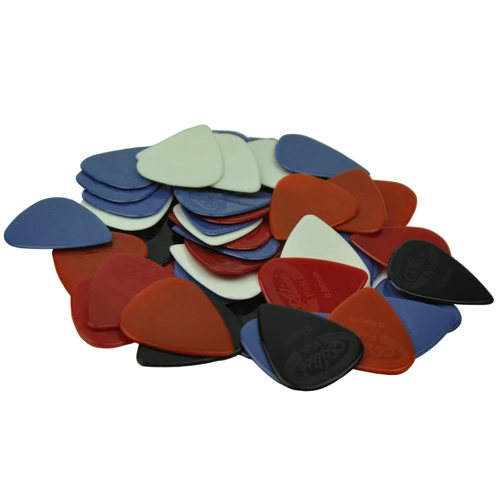 Lot of 100pcs Alice AP-G Heavy 0.96mm Glossy Anti-Skid Projecting Nylon Guitar Picks Plectrums Bass Picks