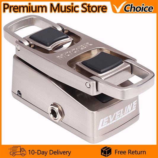 MOOER Guitar Effect Pedal LEVELINE Volume Pedal Pressure Sensing Switching True Bypass Metal Shell Guitar Parts Accessories