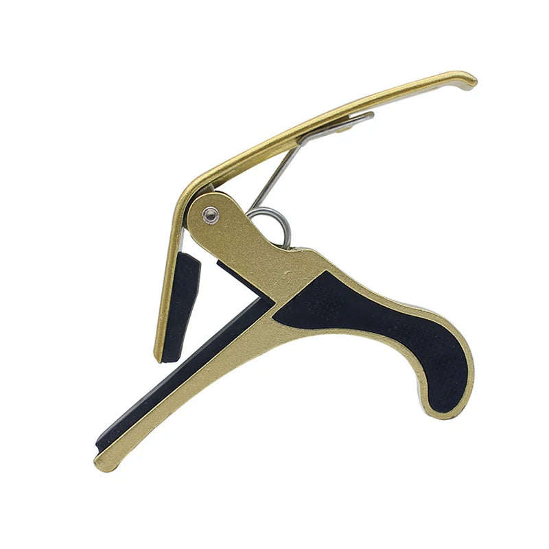 Miwayer 1PC Metal Guitar Big Capo with Silicone Pad - 5 Colors, Quick Change, Steel Springs,  No Fret Buzz