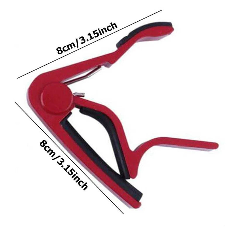 1PC Guitar Capo Aluminum Metal Guitar Clamp Capo Clamp Universal for String Instrument Multifunction Capo Guitar Accessories TMZ
