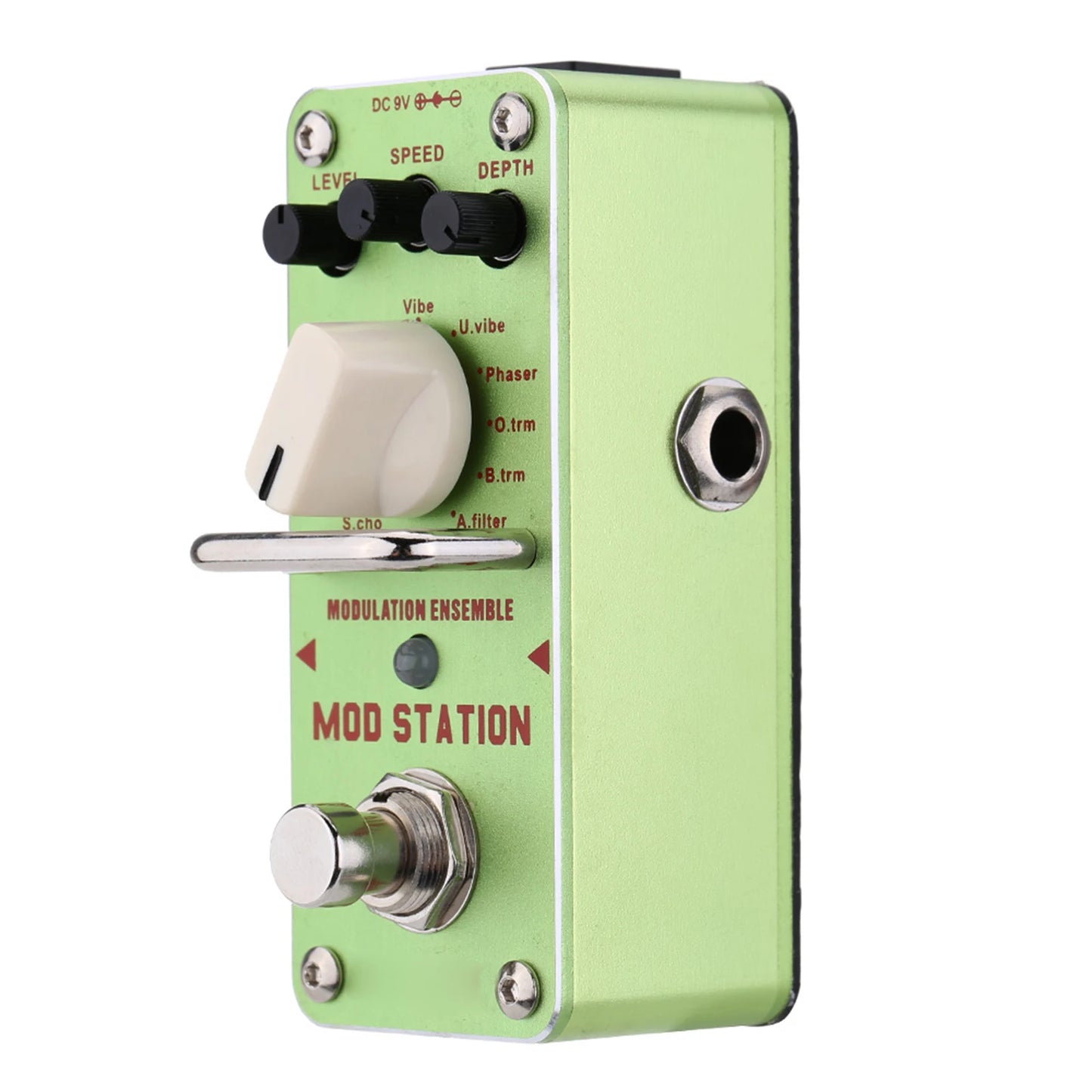 AMS-3 Mod Station Modulation Ensemble Electric Guitar Effect Pedal Mini Single Effect with True Bypass Guitar Effects