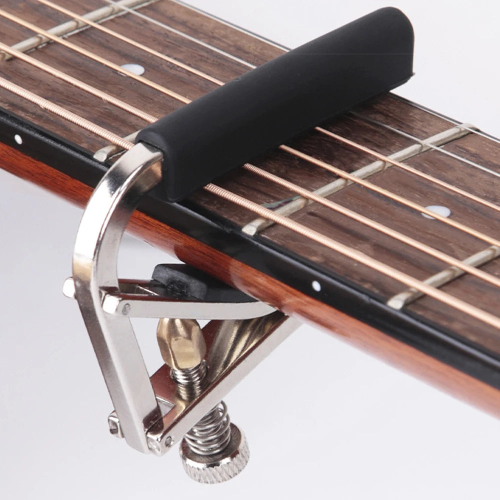 Guitar Capo Adjustable Tension Universal Guitar Capo Guitar Tuner Clamp for Acoustic and Electric Guitars