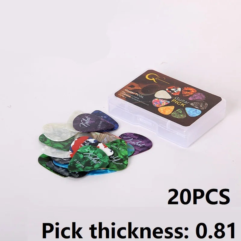 20PCS Guitar Picks Soach Pick 0.71 Pick Alice Plectrums Guitar Mix Plectrum Specifications for Guitar JTBP03