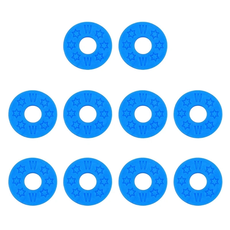 10 Pieces Black Guitar Strap Locking Silicone Strap Locks Rubber Guitar Strap Lock Blocks Guitar Protector Guitar Locks