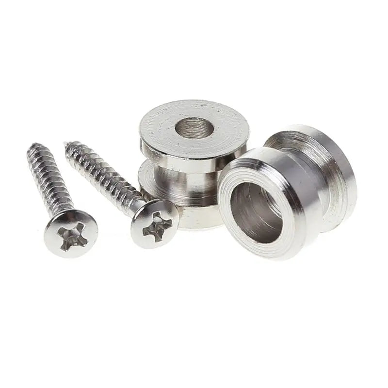 1 Pair Guitar Non-Slip Strap Lock Button Buckle Base Guitar Non-Slip Strap Buckle Base