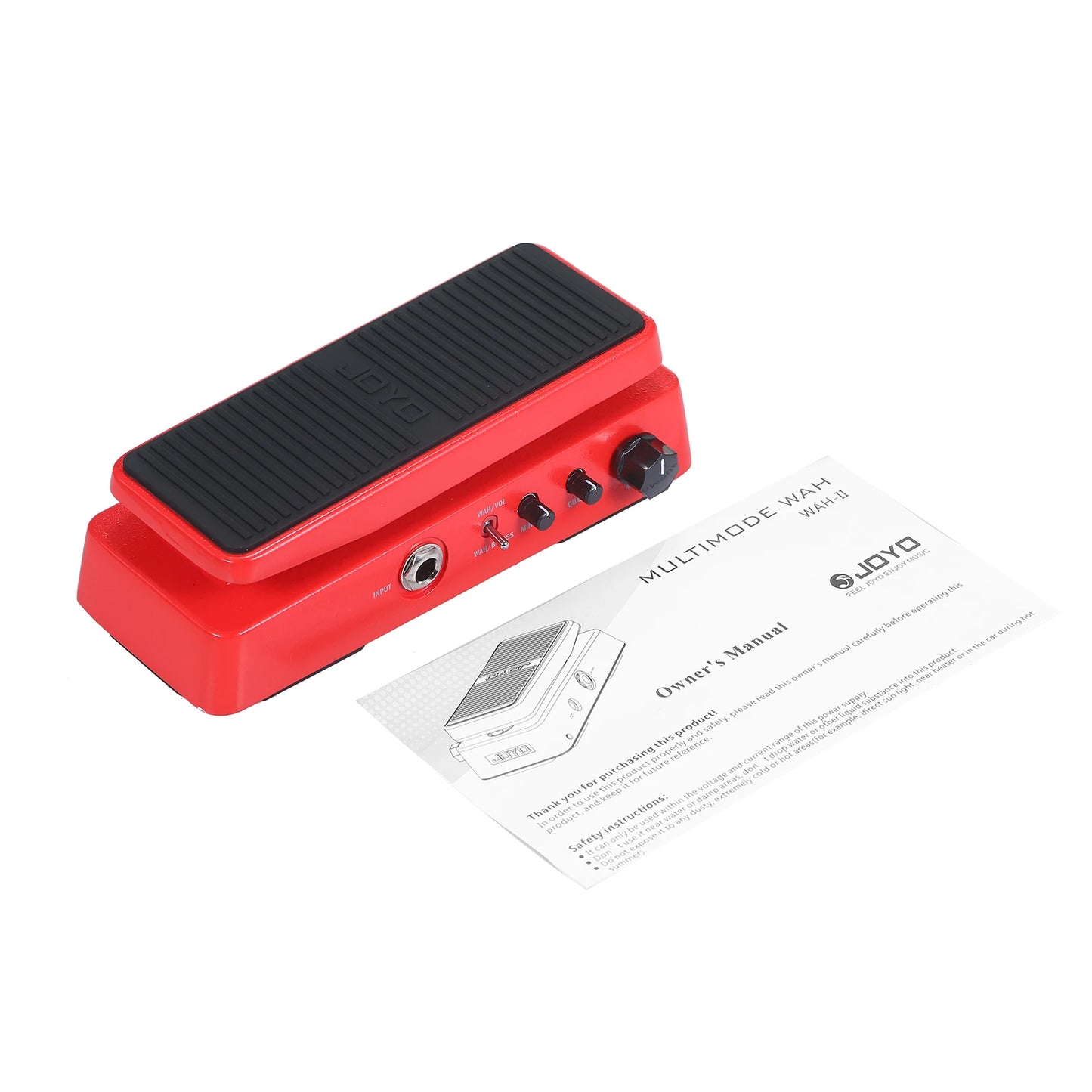 2-In-1 Electric Guitar Tones Effect Pedal with Adjustable Tones and Volumes Wah-Wah Pedal for Electric Guitar Players Musical