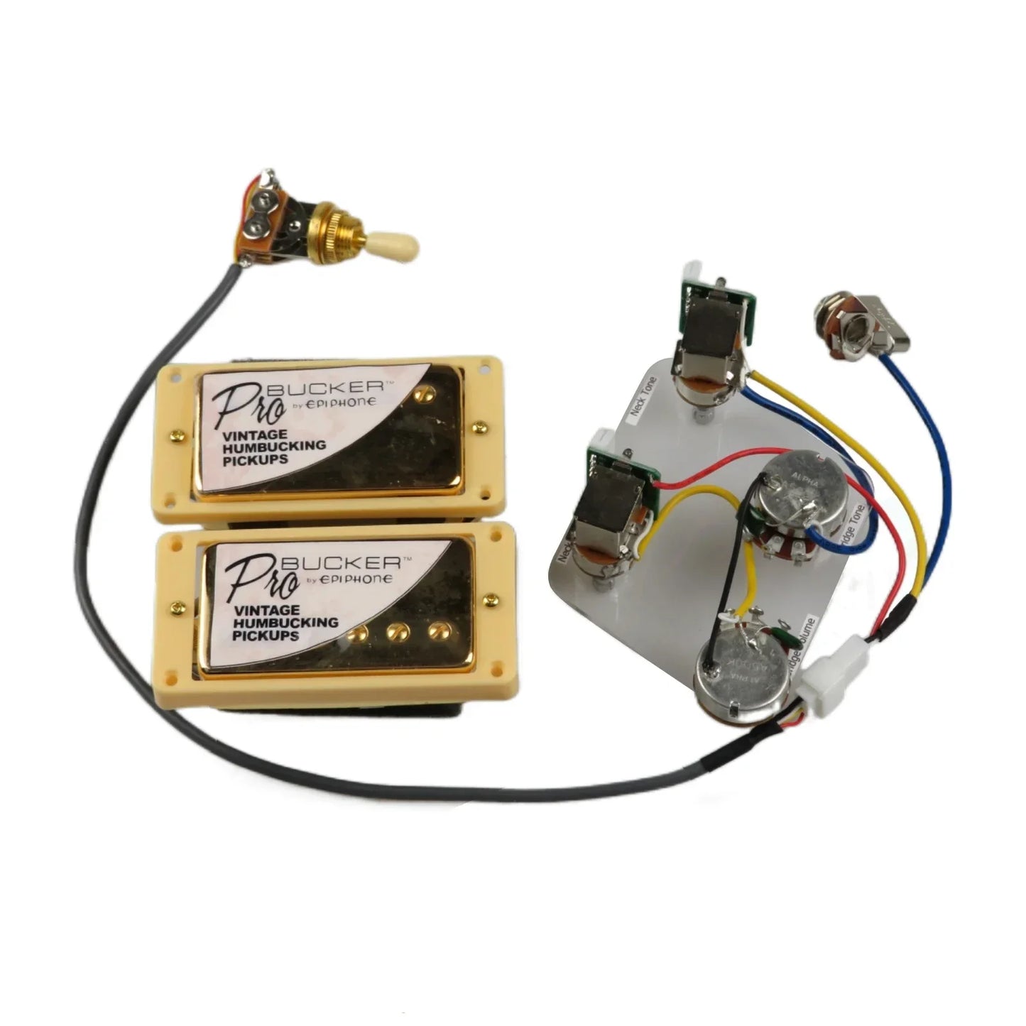 Guitar Pickups Alnico 5 ProBucker Humbucker Pickups Push/Pull Wiring Harness set