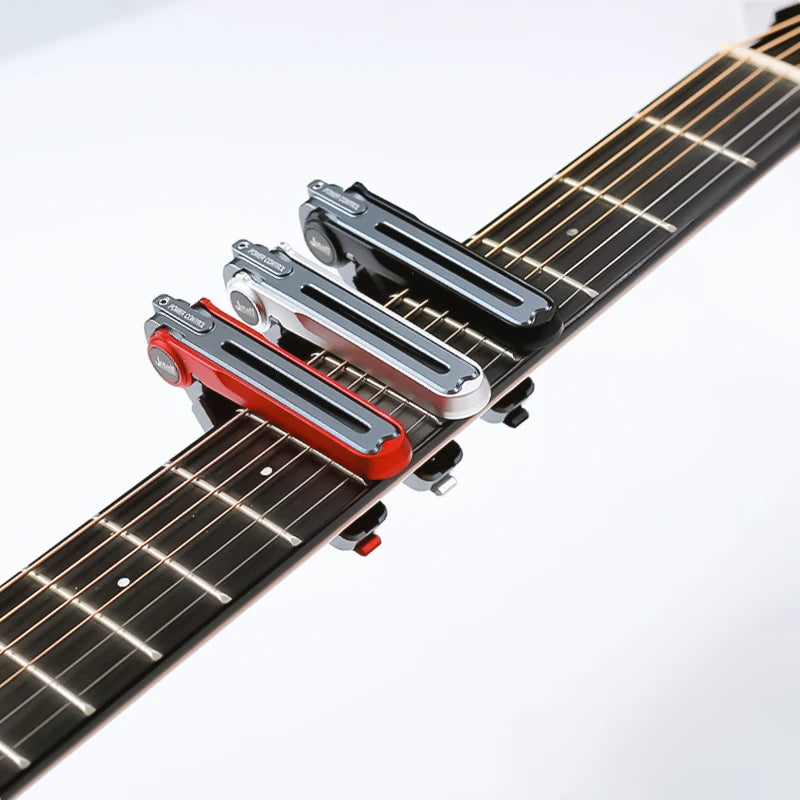 Metal Guitar Capo Sliding Operation Pressure Adjustable Fits Acoustic Guitars, Electric Guitars, Bass, etc. Guitar Accessories