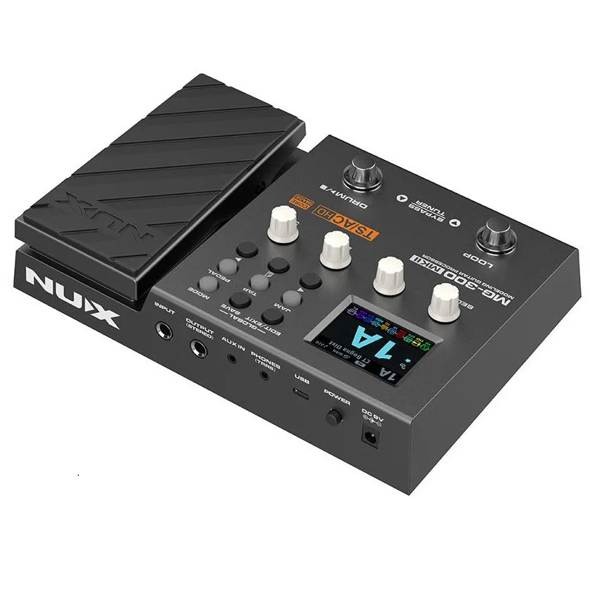 NUX MG-300 MKII Multi-Effects Pedal Amp Modeling Guitar Parts Accessories Algorithm Multi-Effects Pedal Electric Guitar