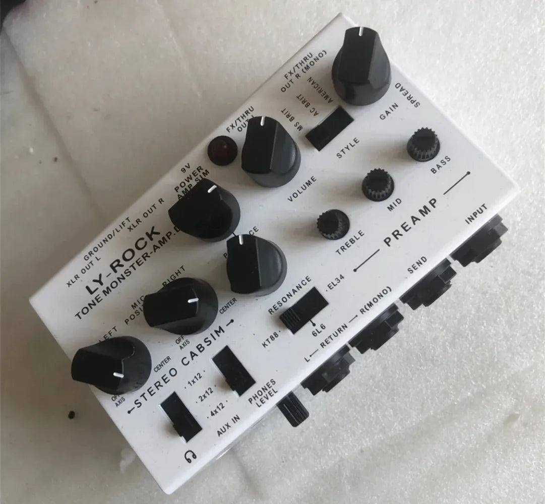 LY-ROCK SIMPLE DI Box Effect Pedal Electric Guitar Audio Workstation, Preamp Simulator Professional Effect Pedal, True Bypass