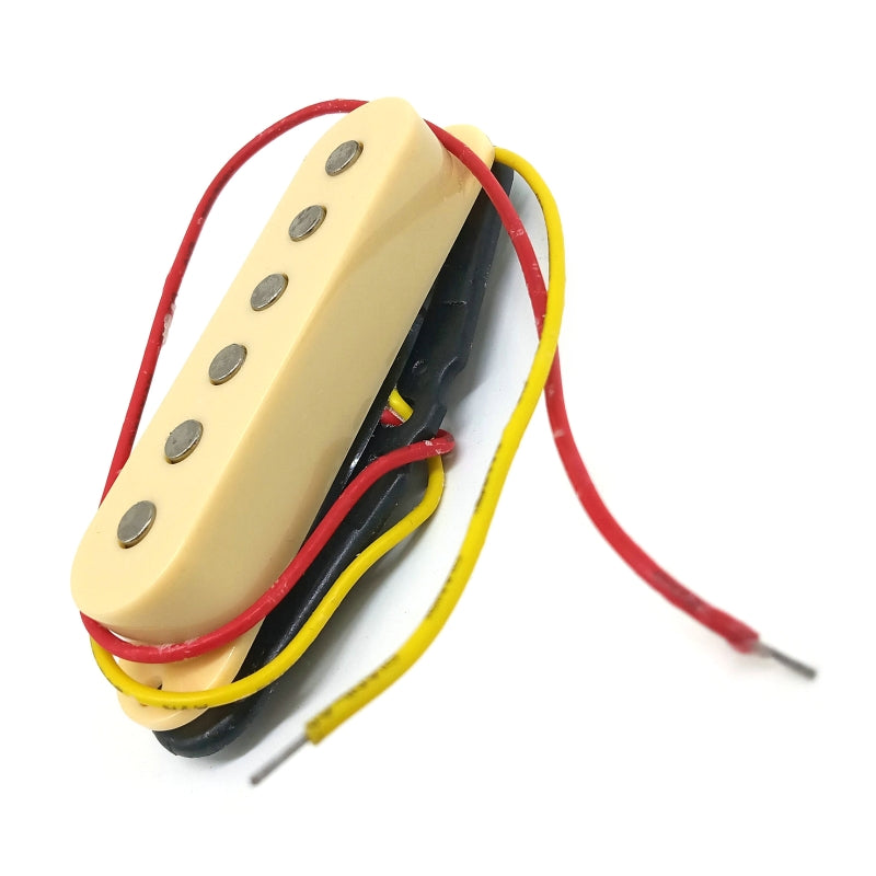 Strat Style Electric Guitar Pickup Kit, Single Coil Pickup Loaded Highout Pickup Replacement Fit for 6 String Guitar