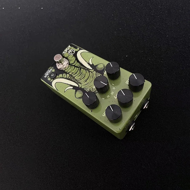 LY-ROCK Walrus Guitar Effects Pedal 5 in 1 Multi-Mode Rock Overdrive Pedal