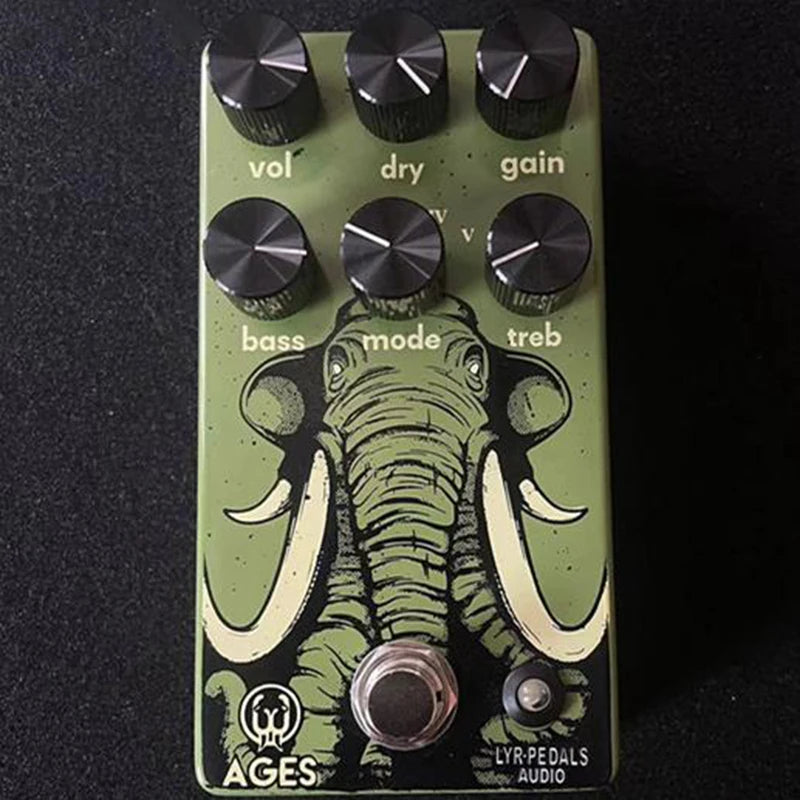 LY-ROCK Walrus Guitar Effects Pedal 5 in 1 Multi-Mode Rock Overdrive Pedal