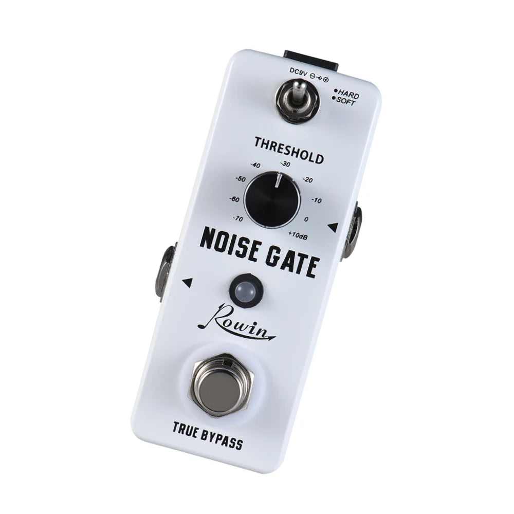 Rowin Noise Gate Guitar Pedal Guitar Effect Pedals Noise Suppression Effects For Electric Guitar Hard Soft 2 Modes