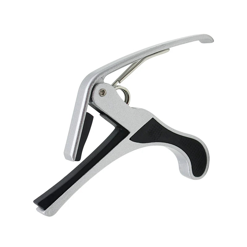 Miwayer 1PC Metal Guitar Big Capo with Silicone Pad - 5 Colors, Quick Change, Steel Springs,  No Fret Buzz